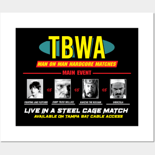 TBWA Wrestling Promo Posters and Art